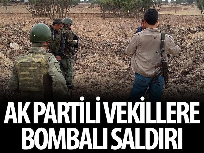 AK Parti konvoyuna 'bombalı tuzak' iddiası