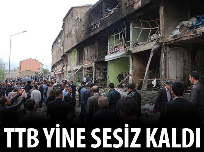 TTB PKK'nın hastane saldırısına yine ses çıkarmadı
