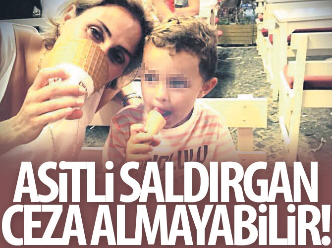 Asitli saldırgan ceza almayabilir!
