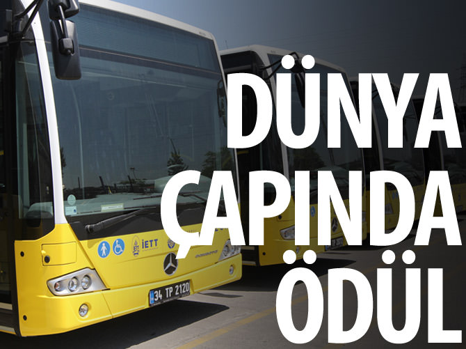 İETT'ye dünya çapında ödül