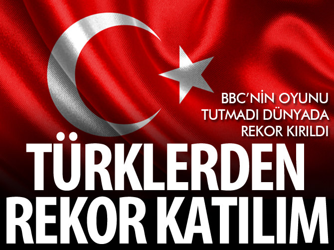 BBC Türkçe'nin dezenformasyonu tutmadı, rekor kırıldı