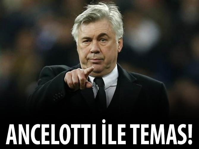Ancelotti ile sıcak temas