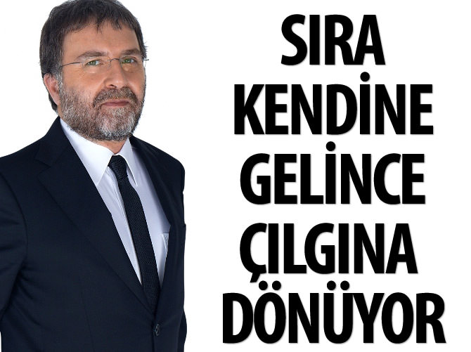 Ahmet Hakan, sıra kendisine gelince çılgına dönüyor!