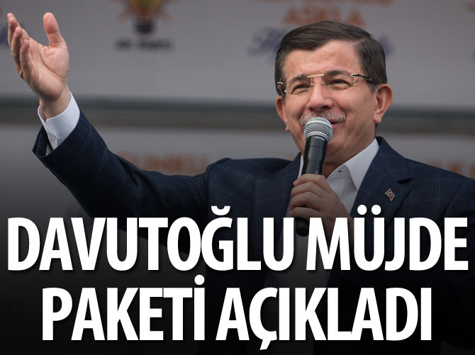 Davutoğlu'ndan "Cumhuriyet Bayramı müjde paketi"