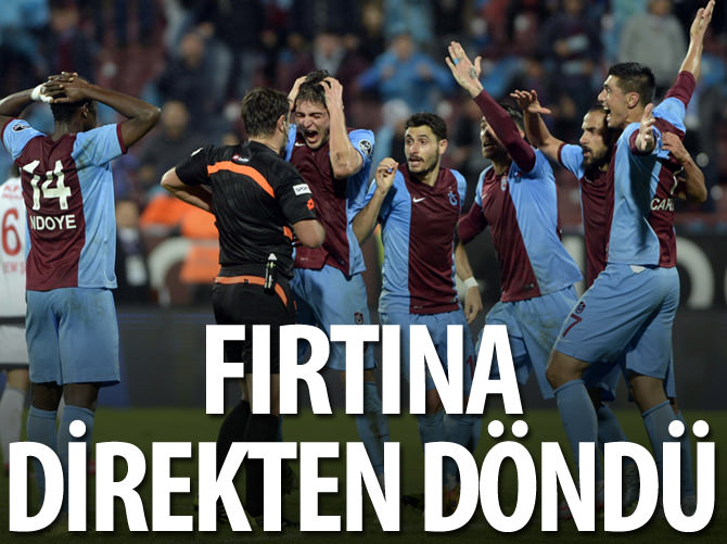 Fırtına evinde takıldı