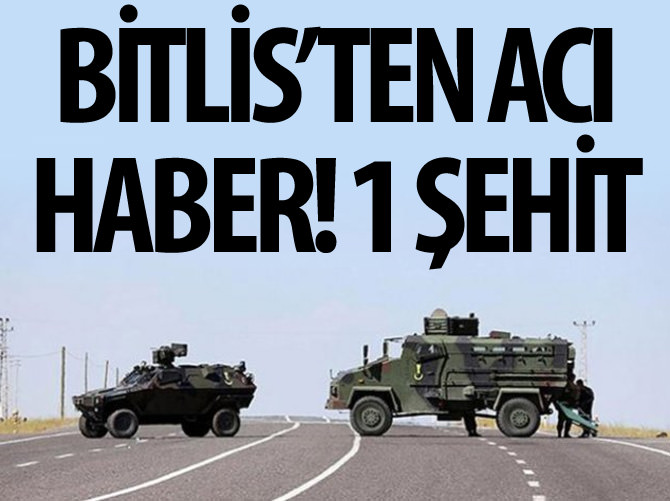 Bitlis'te kazada uzman çavuşlar kaza yaptı: 1 şehit, 4 yaralı