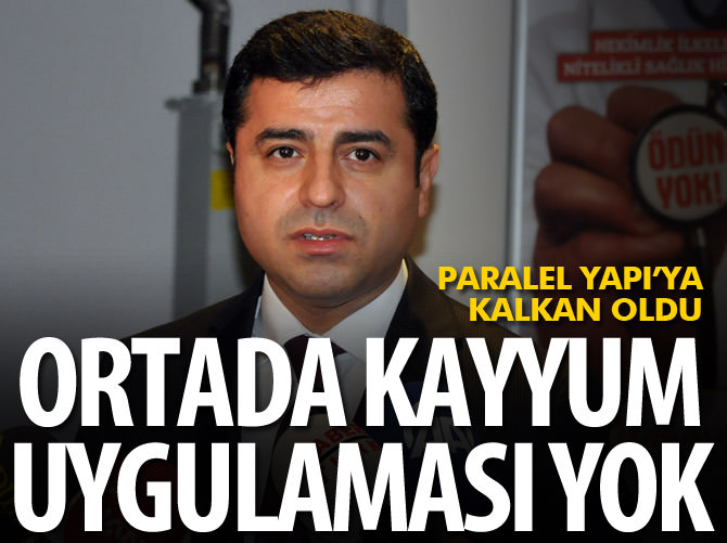 Demirtaş'tan Başsavcılık kararına 'mafya' benzetmesi