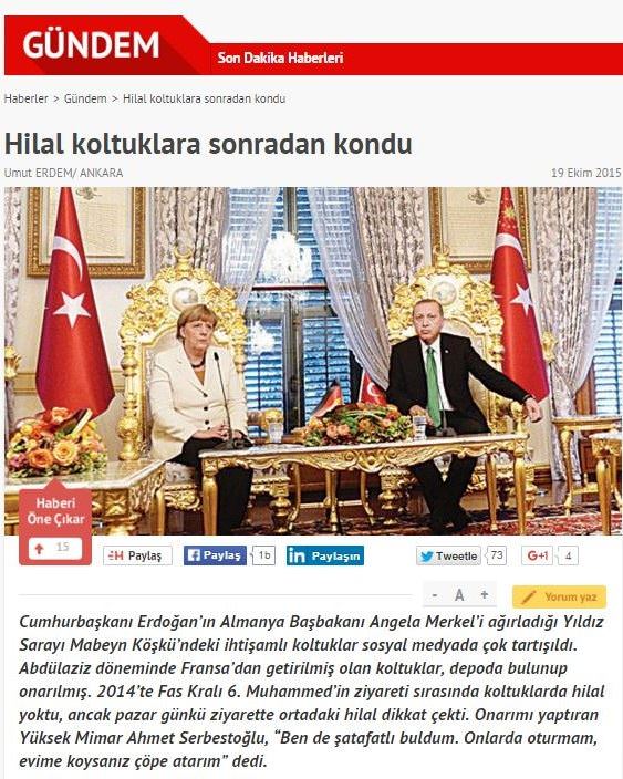 'Hilalli koltuk' saldırısına yanıt - 1