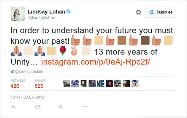 Lindsay Lohan'dan seçimle ilgili dikkat çeken paylaşım - 1