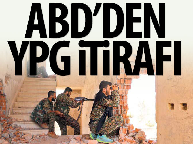 ABD'den YPG itirafı