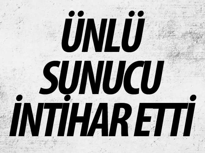 MTV sunucusu intihar etti