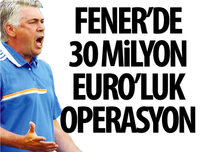 Fenerbahçe'de operasyonun faturası 30 milyon euro