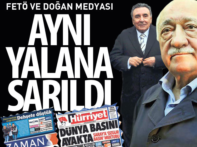Aydın Doğan ve FETÖ medyası aynı yalana sarıldı