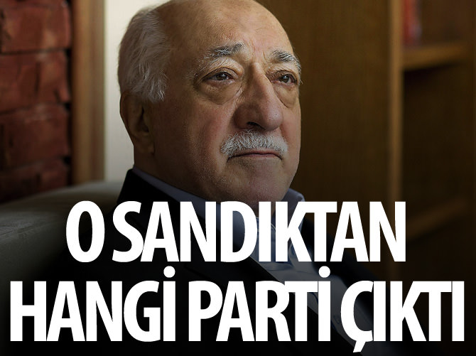 Fetullah Gülen'in köyü yine 'MHP' dedi