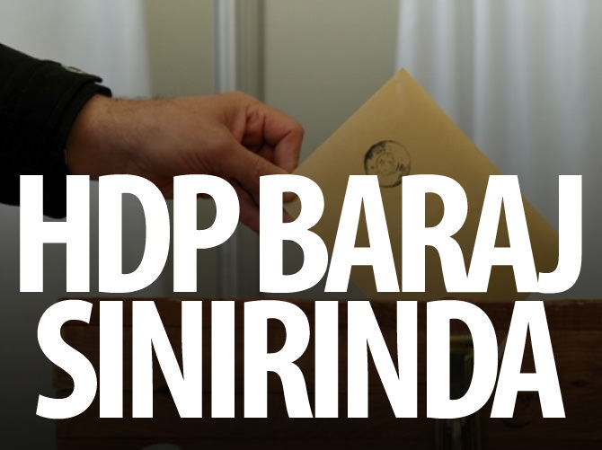 HDP baraj sınırında