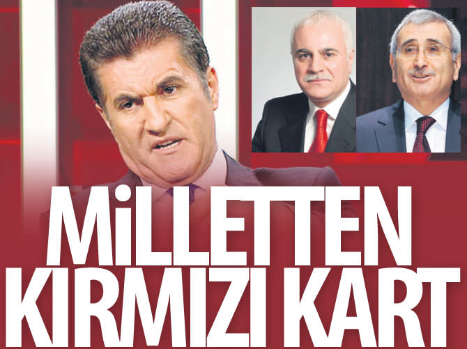 Milletten kırmızı kart