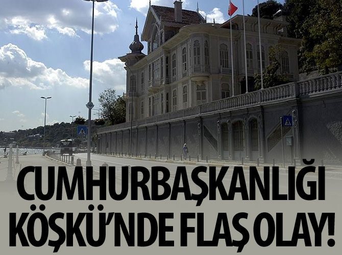 Huber Köşkü önünde şok olay!