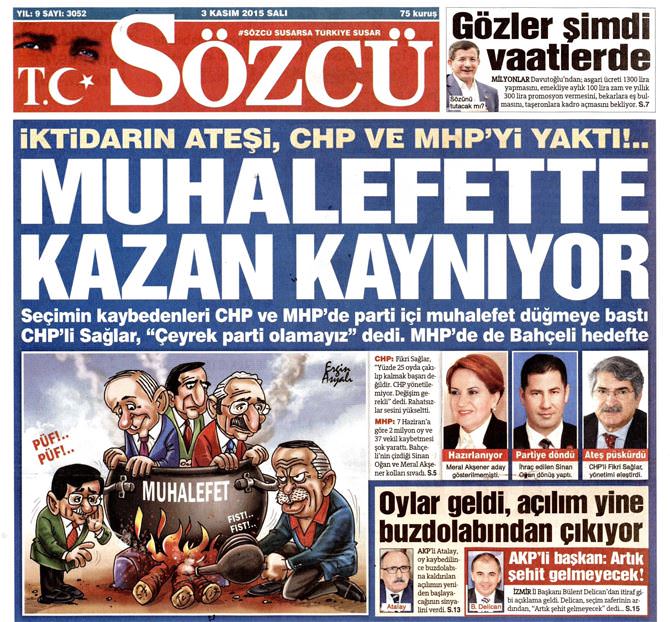 İnanamayacaksınız! Bu manşeti Sözcü attı... - 1