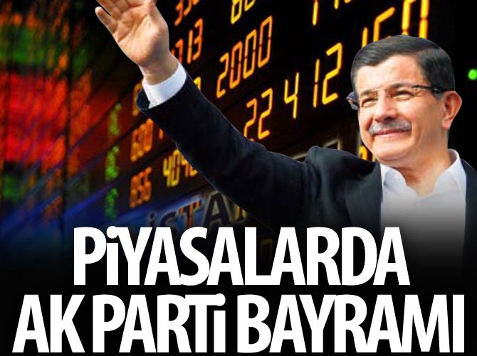 Piyasalarda AK Parti bayramı