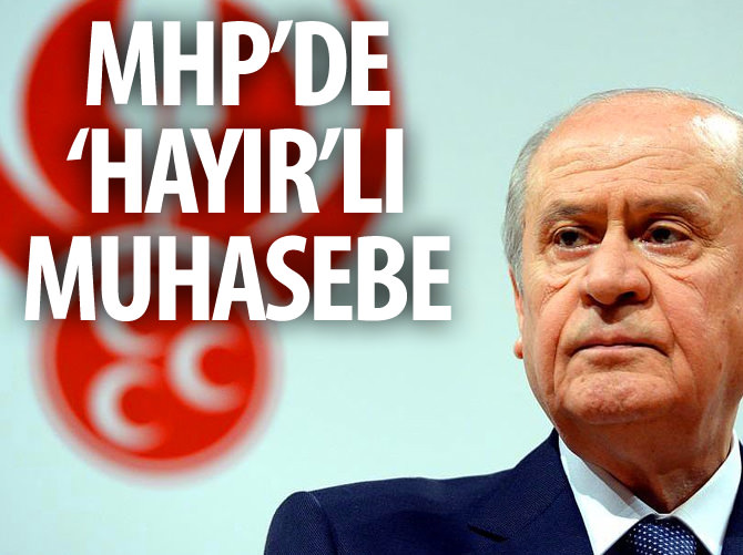MHP'de 'hayır'lı muhasebe