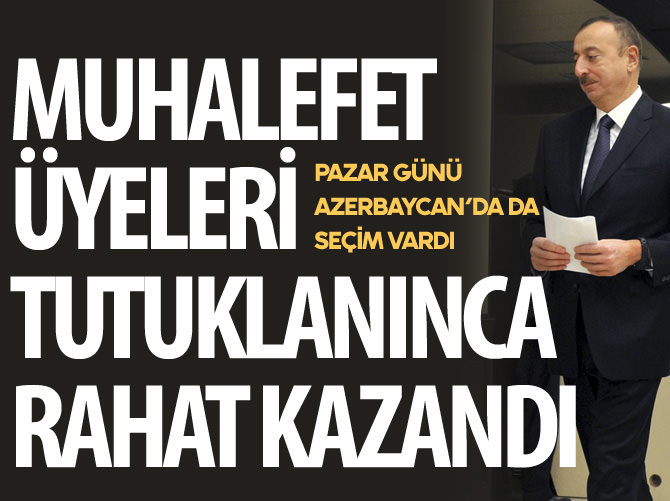 Boykotlu seçimi Aliyev kazandı