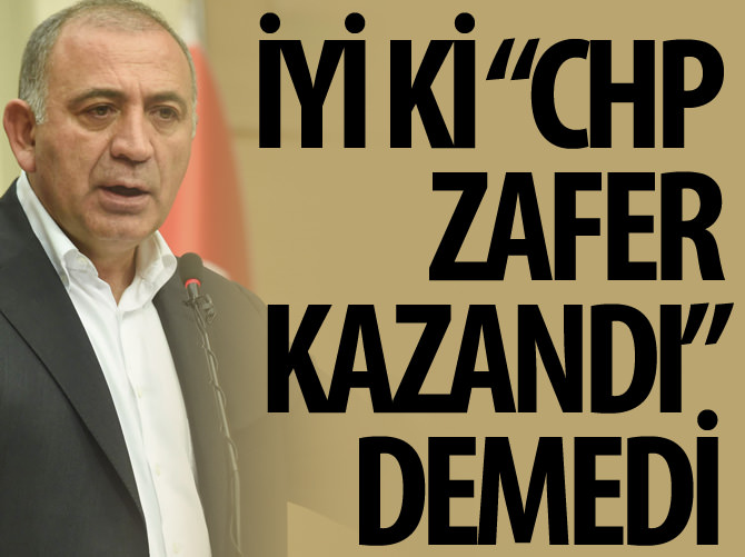 Gürsel Tekin'den şoke eden seçim değerlendirmesi