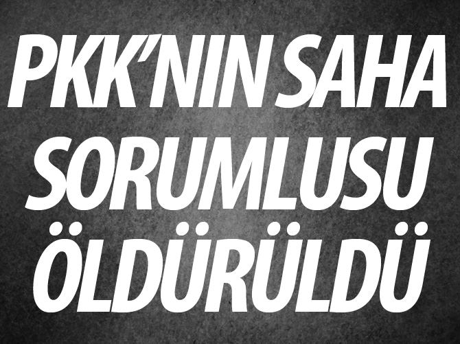 PKK'nın saha sorumlusu öldürüldü