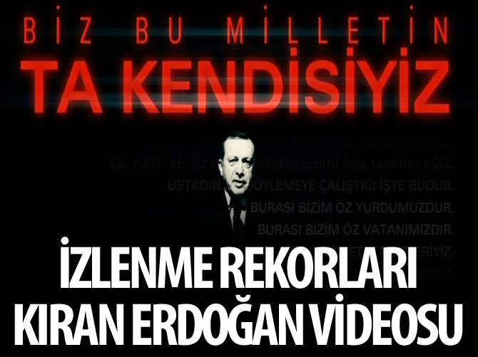 Erdoğan: Biz milletin ta kendisiyiz
