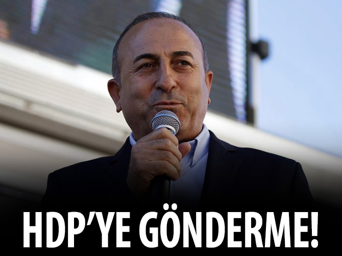 Çavuşoğlu'ndan HDP'ye gönderme!
