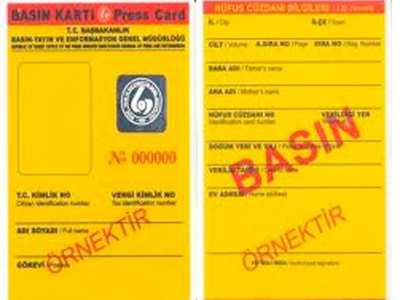Basın kartları değişecek