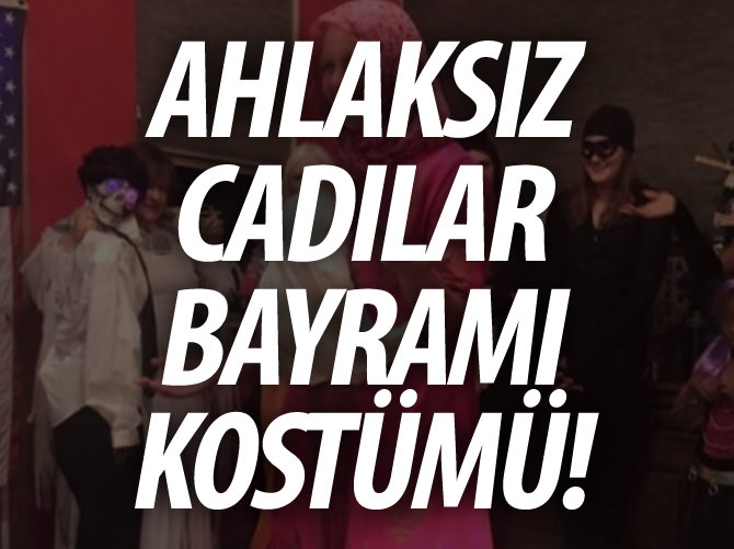 Ahlaksız cadılar bayramı kostümü!
