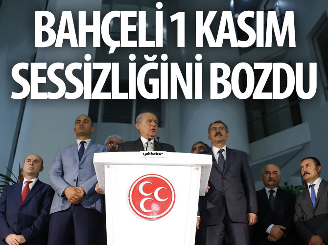 Devlet Bahçeli'den istifa açıklaması