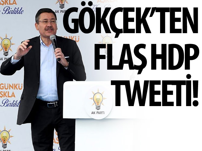 Melih Gökçek'ten flaş HDP tweeti!