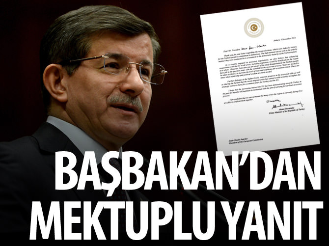 Başbakan'dan mektuplu yanıt