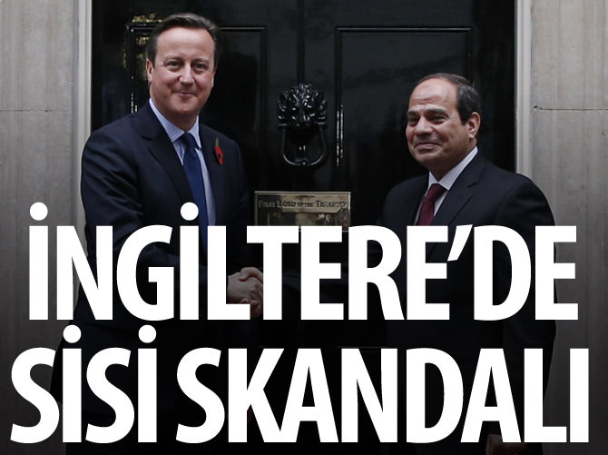İngiltere'de Sisi 'skandalı'