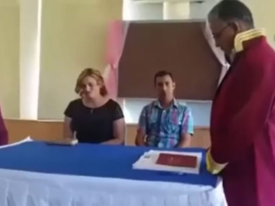 Nikah töreninde damat hayır dedi!