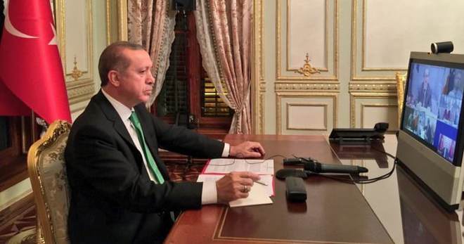 Dünya liderlerine telekonferans - 1