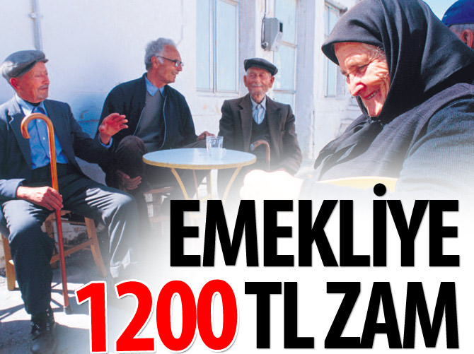 Emekliye 1200 TL