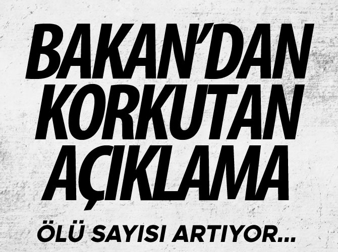 Bakan Mehmet Müezzinoğlu'ndan korkutan açıklama
