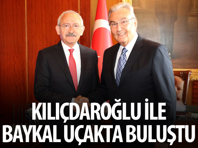 Kılıçdaroğlu ile Baykal uçakta buluştu