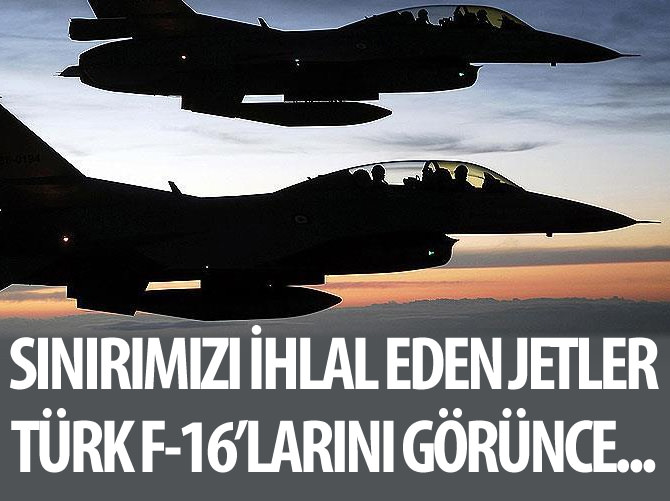 Yunan jetleri Türk hava sahasını ihlal etti