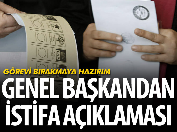 BBP'li Mustafa Destici: İstifaya hazırım