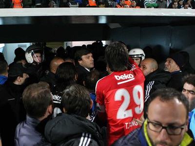 Bursa'da maç sonrası ortalık karıştı
