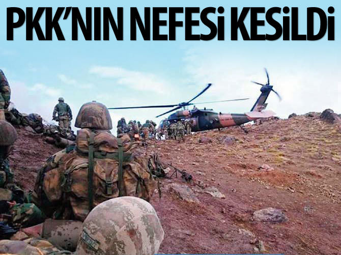 PKK'nın nefesi kesildi
