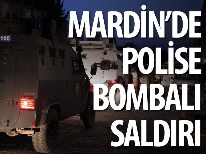Mardin'de polise bombalı saldırı: 3 yaralı