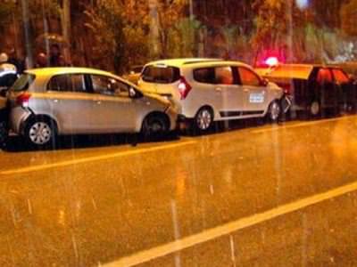 Şehir merkezlerine yılın ilk karı düştü