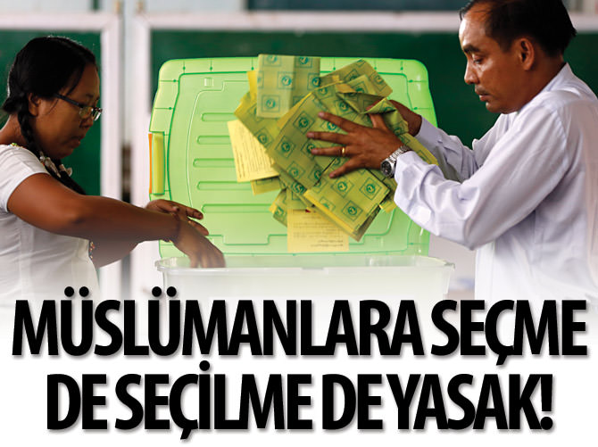 Müslümanlara seçme de seçilme de yasak!