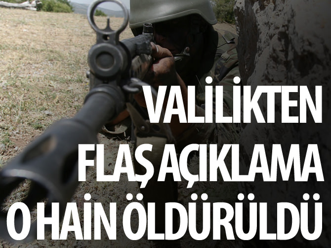 PKK'nın "bombacısı" öldürüldü