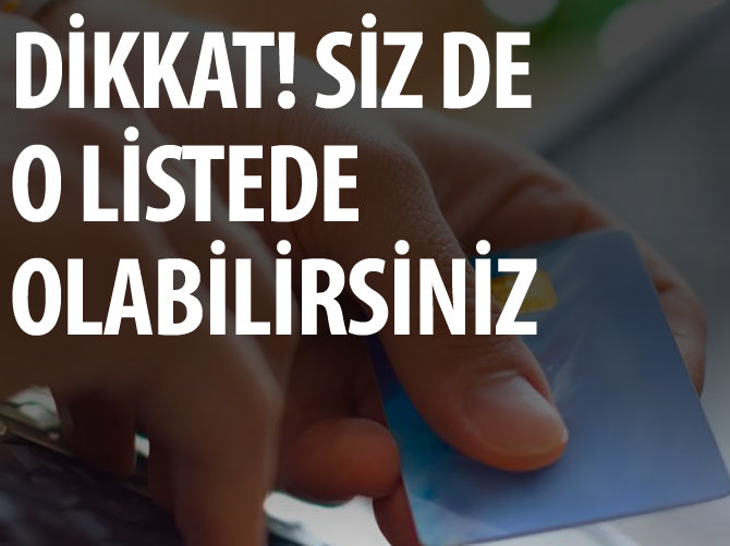 Kredi kartı borcundan dolayı takipteki kişi sayısı arttı