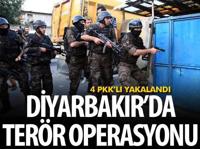 Diyarbakır'da terör operasyonu